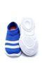Ultra Light Memory Foam Insole Children's Knitwear Sports Shoes with White Stripes Cobalt Blue-m-1002 - 5