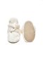 Ecru Plush Non-Slip Based Cotton Lined Snap Slippers - 2