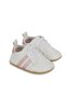 Pink Striped White Baby Girl Sport Booties First Step Shoes-g-2354 - 2