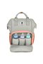 Unisex Gray Mother and Baby Care Bag - 4