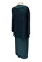 Petrol Blue Bunch Clothes with Jacket Mother's Evening Dress Set - 3