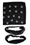 Elastic Bandana Parachute Bandana Model set with cat paws and musical notes - 2