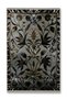 Dark Tones Antique Design Series Fringed Leaf Detailed Patterned Decorative Carpet Antik108 - 4
