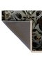 Dark Tones Antique Design Series Fringed Leaf Detailed Patterned Decorative Carpet Antik108 - 5