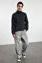 Anthracite Men's Turtleneck Textured Knitwear Sweater TMNAW20VK0004