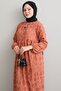 Patterned Tasseled Brode Tile Dress - 3
