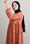 Patterned Tasseled Brode Tile Dress - 2