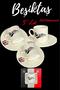 Bjk Fan Licensed 3-Piece Coffee Cup Set - with Beşiktaş, Gift in Special Box