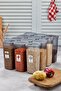 Labeled Mega Size Lidded 12-Piece Food Storage Container Set 1750 ml - 2