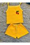 Ribbed Ribbed Shorts with Adjustable Straps, 2-Piece Set - 2
