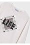 Girl's Long Sleeve T-Shirt Cream 7008 - 2