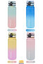 800ml New Dual Color Leak Proof Bpa Free Motivational Tritan Water Bottle with Lockable Lid - 8