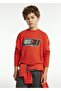 Boy's Orange Long Sleeve T-Shirt 7088