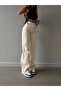 Stone Palazzo Wide-Leg High-Waist Jeans