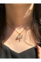 Steel Rain Cloud Necklace