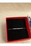 Hematite Natural Stone Morse Alphabet Bracelet with Silver Color Mesh Box