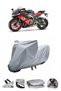 The Aprilia RS 660 motorcycle cover is not compatible with the rear Bag .