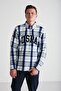 BASE. POLO ASSN. - Men's Navy Blue Fleece Pajama Set 024K.1.Z8.E.7TA.5GR4.P