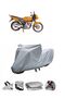 This Lifan Discovery 150 motorcycle cover is not compatible with the rear Bag .