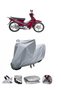 The Kanuni Cup 100 S Motorcycle Cover is not compatible with the rear Bag .