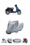 This Vespa GTS 300 Super motorcycle cover is not compatible with the rear Bag .