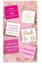 ZY DESIGN Bachelorette Party Motto 6 PIECES BRIDE TO BE