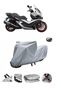 The Kymco Xciting 400i Motorcycle Cover is not compatible with the rear Bag .