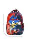 Boys' Primary School Orthopedic 3-Piece Set Pen Holder Lunch Bag with 3 Compartments and Water Bottle - 6
