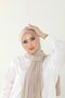 3-Piece Advantage Set (mink-stone-skin) Luxury Combed Cotton Shawl - Women's Hijab Jersey Hijab - 4