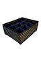 2 Pieces of Practical Organizers with 12 Compartments in the Drawer - Patterned, Easy Storage and Organization - 2