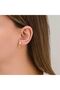 Pearl Detailed Steel Gold Earrings - Antiallergic - Dazzling Elegance - 2