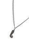 Men's Lacquer Anthracite Coated Crampon&Football Pendant Chain Necklace - 5