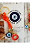 Orange Evil Eye Beaded Keychain