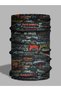 Rock Band Patterned Neck Collar - Paphos