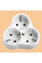 Golyat 3-Piece Group Socket Plug Socket Grounded Multiple Coupler Wireless Triangle - 2