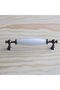 Porcelain Smoke White 96 mm Handle Furniture Kitchen Handles Cabinet Wardrobe Door Handle Drawer Handle - 4