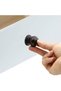 Luxury Porcelain Button Furniture Drawer Cabinet Door Handle Handle Black - 5