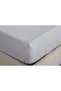 Colorful Fitted Sheet Double King Size - Gray - 2