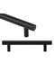 Furniture Cabinet Door Drawer Handle Matte Black Metal 128 mm - 2