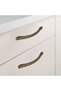 Furniture Bathroom Kitchen Cabinet Drawer Cabinet Door Handle Handle Antique Yellow 128 mm Metal Handle - 3