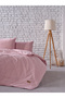 Yarn Painted Series Mabel Single Duvet Cover Set - Claret Red - 6