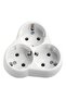 Golyat 3-Piece Group Socket Plug Socket Grounded Multiple Coupler Wireless Triangle - 3