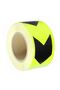 10 Meters Reflective Reflective Highlighter Strip Tape Yellow-black Reflective Warning Tape 10 Cm - 3