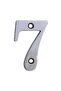 Steel Door Number 5 Cm Bright Chrome Number 7