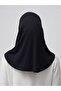 Black Bonnet Shawl - Underscarf - 4