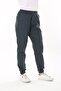 Women's Large Size Smoked Lycra 4-Pocket Jeans with Elastic Waist and Legs 65N37827 - 4