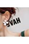Accessory Colorful Women's Earrings with Flower Motifs