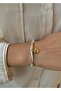 Gold-Plated Heart-Shaped Women's Bracelet - 3