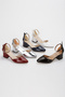 Lavinia Series - Pointed Toe and Ankle Buckle Women's Heeled Shoes - 6