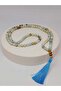 Amazonite Stone 108-Bead Tibetan Style Handmade Mala Necklace (51390) - 3